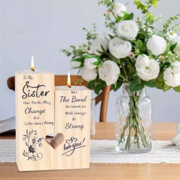 Women Thank You for Being My Un biological Sister Friendship Candle - Picture 4 of 5